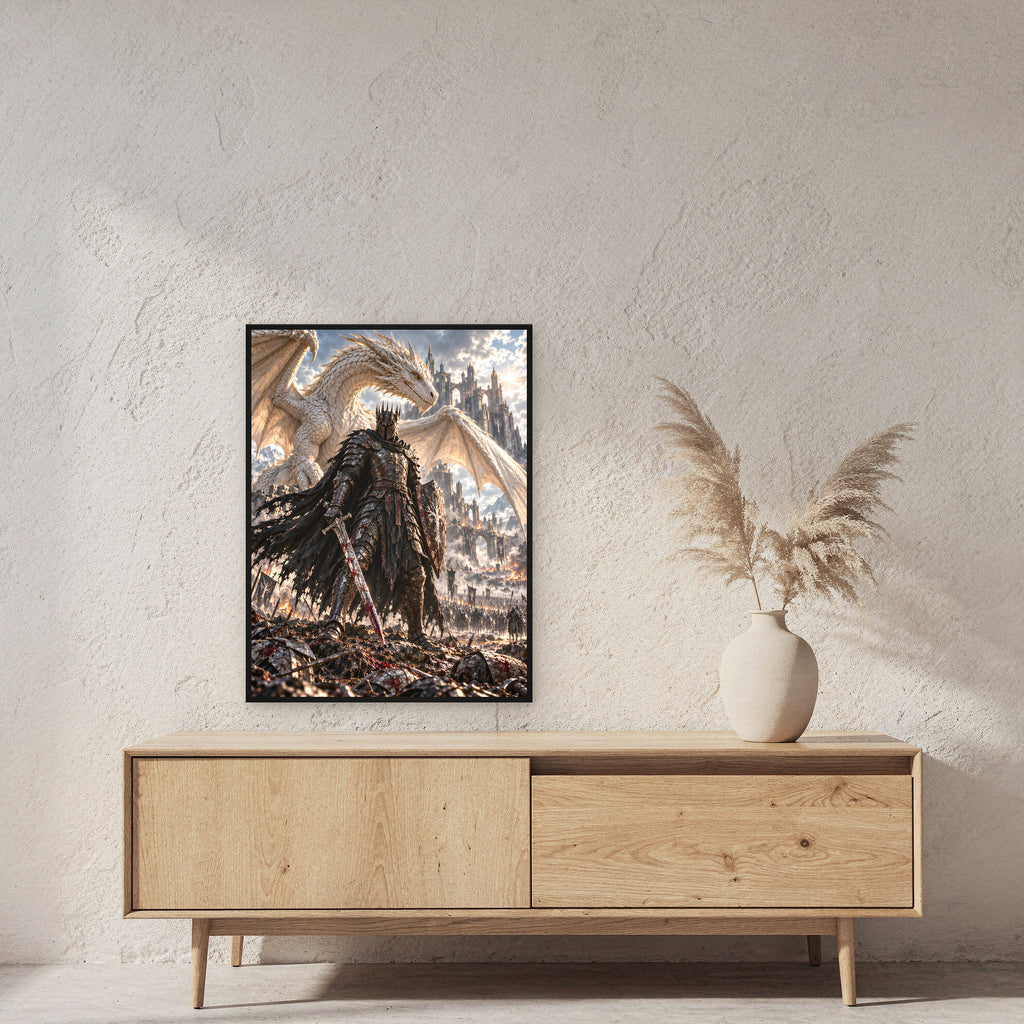 Letzter Widerstand – Fantasywand-Fantasymotiv. 2 RAUM 60x80cm.