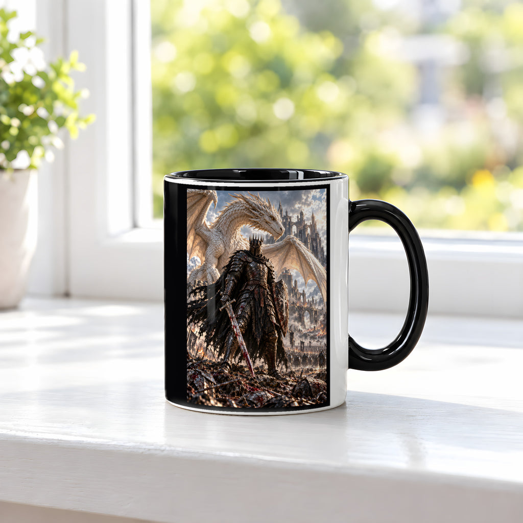 Letzter Widerstand – Fantasywand-Fantasymotiv. 3 FENSTER. Innen schwarz.