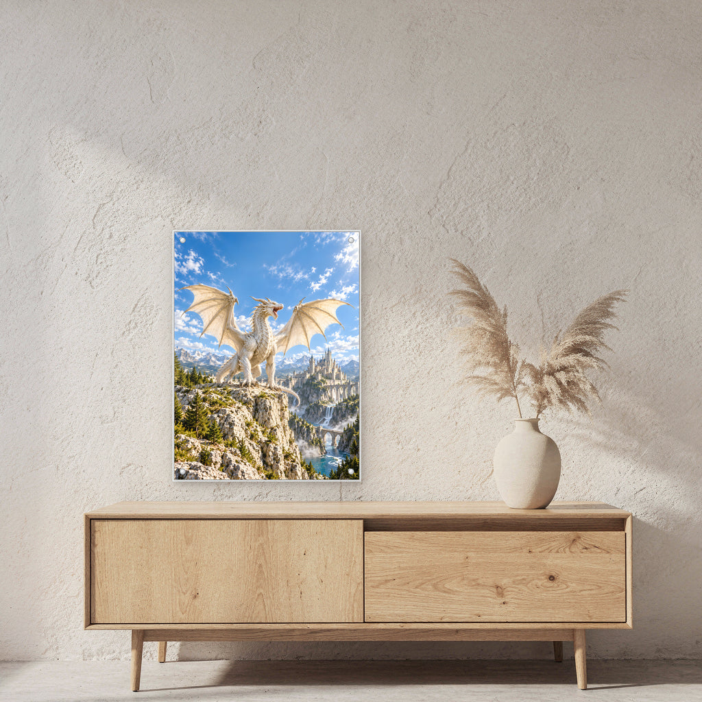 Der Elfenbeinsturm – Fantasywand-Fantasymotiv. 2 RAUM 60x80cm.