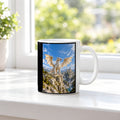 Der Elfenbeinsturm – Fantasywand-Fantasymotiv. 3 FENSTER. Weiß.