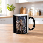 Sturmwache über den Wolken. Katzentasse. 2 KUECHE · Zaubertasse
