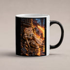 Deckung vor Drachenfeuer. Katzentasse. 1 STUDIO · Zaubertasse