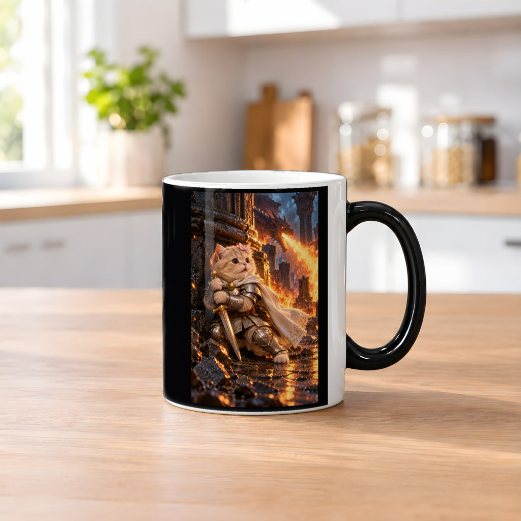 Deckung vor Drachenfeuer. Katzentasse. 2 KUECHE · Zaubertasse