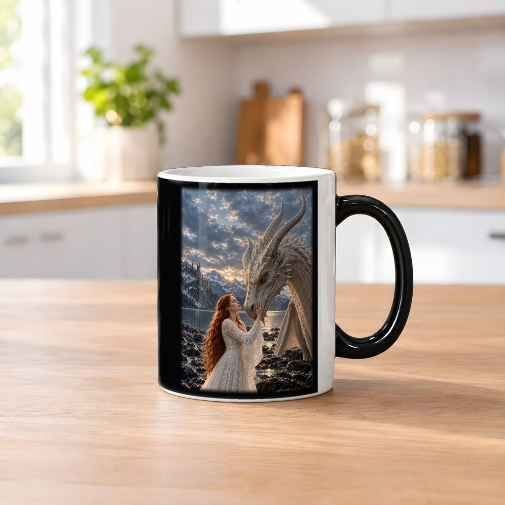 Der Bund mit dem Drachen – Drachen-Tasse, Black Edition, Küchenszene