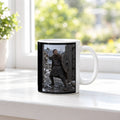 Verteidiger des Wikingertors – Wikinger-Tasse, weiß, am Fenster
