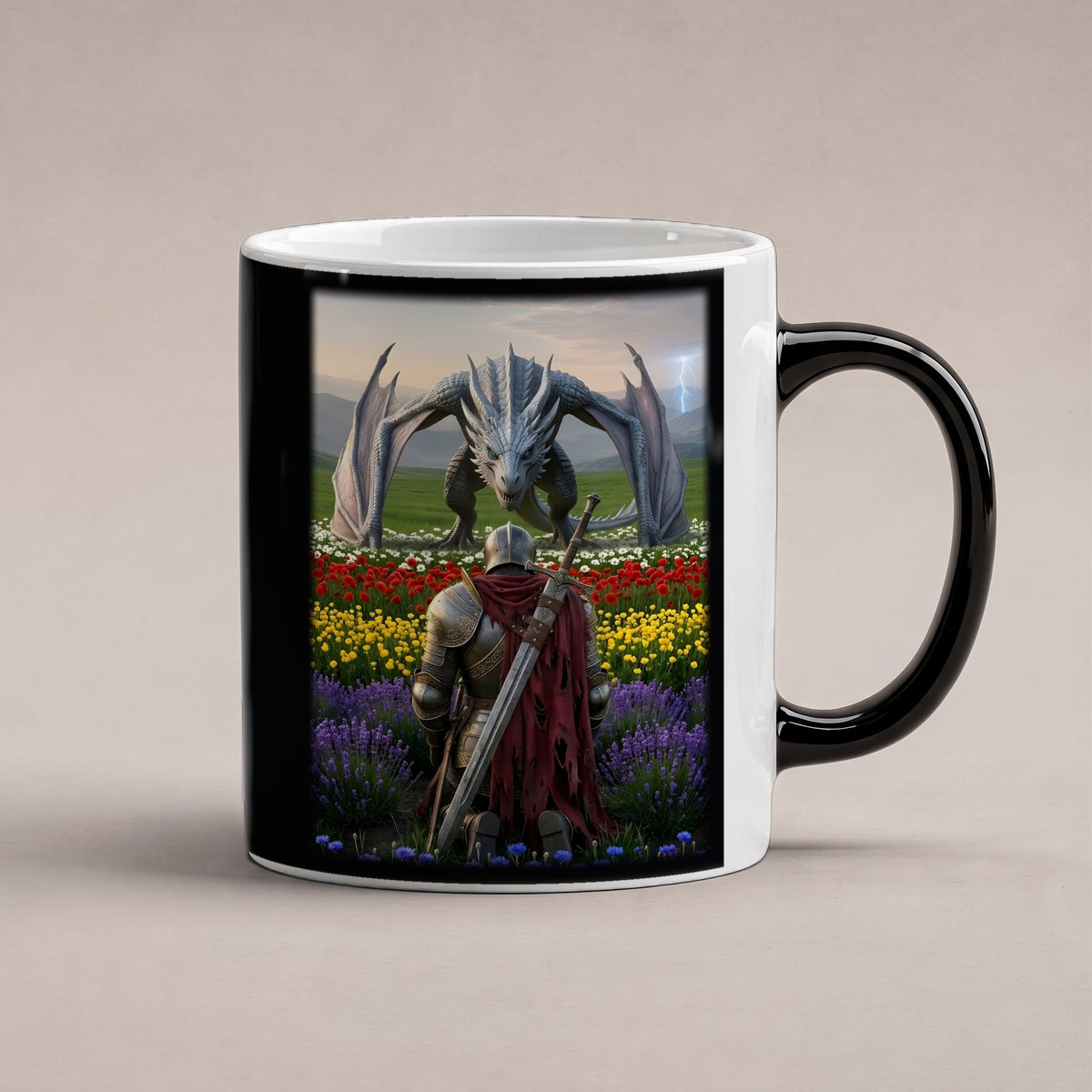 Beispielmotiv auf der Black Edition (Zaubertasse)