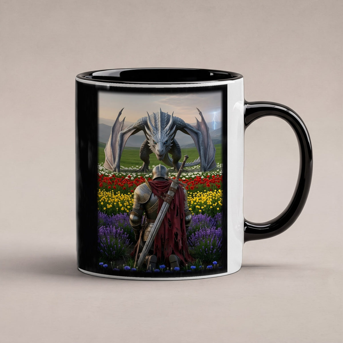 Beispielmotiv auf der Tasse innen schwarz
