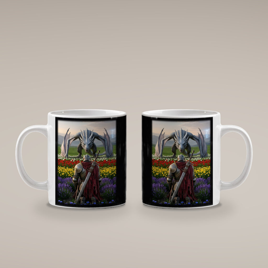 Beispielmotiv auf beiden Seiten der Tasse