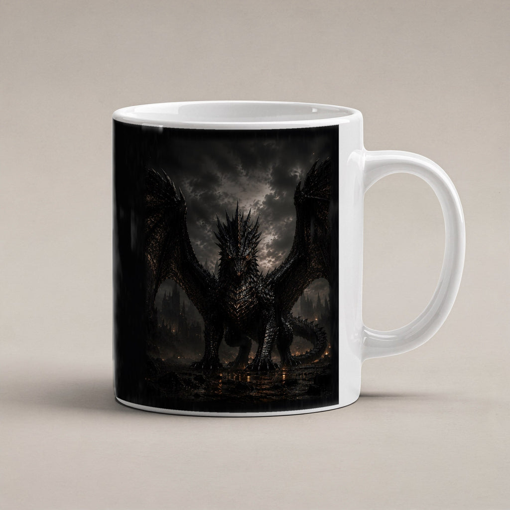 Der Aschekönig – weiße Tasse, freigestellt