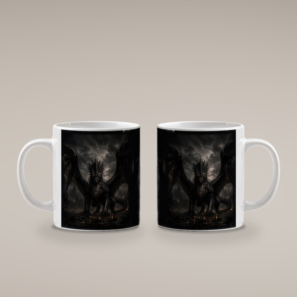 Der Aschekönig – weiße Tasse, beide Seiten bedruckt