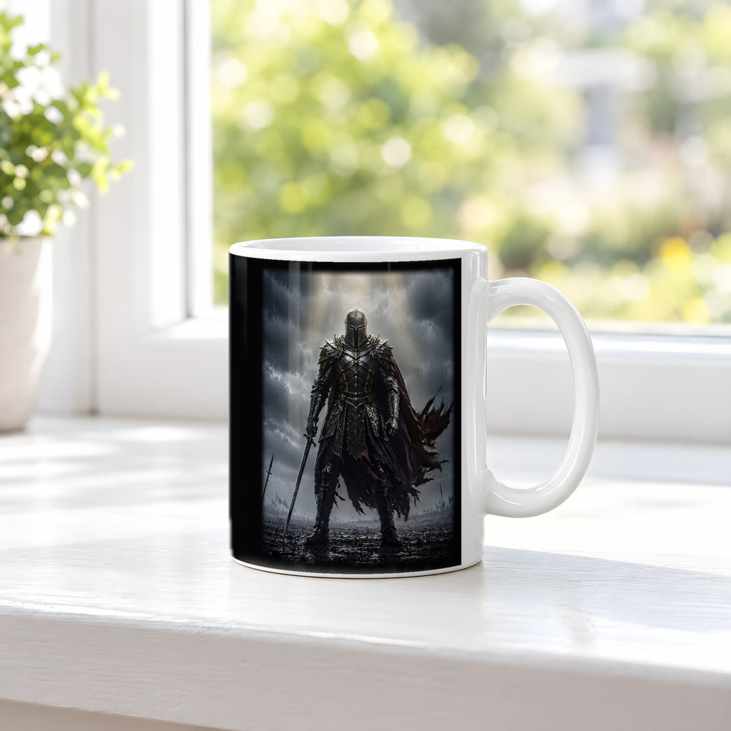 Der Auserwählte – weiße Tasse, auf der Fensterbank