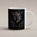 Der Azurdrache – weiße Tasse, freigestellt