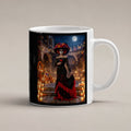 Die Catrina – weiße Tasse, freigestellt
