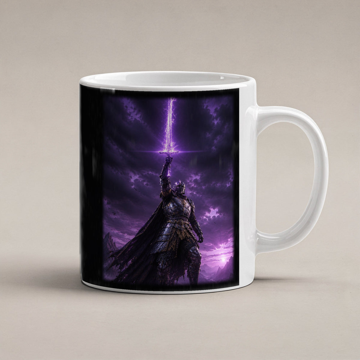 Die Sturmklinge – weiße Tasse, freigestellt