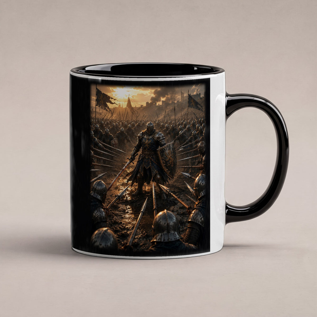 Der letzte Wall – Tasse innen schwarz, freigestellt