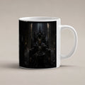 Der Dunkle Thron – weiße Tasse, freigestellt