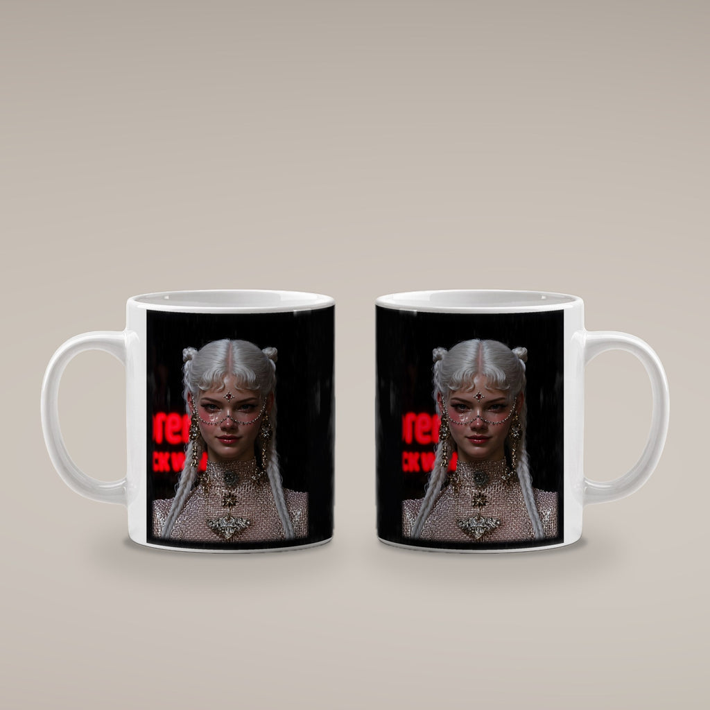 Blutrubin – weiße Tasse, beide Seiten bedruckt