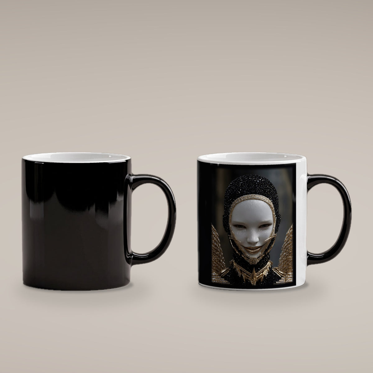 Obsidianengel – Black Edition kalt und heiß im Vergleich