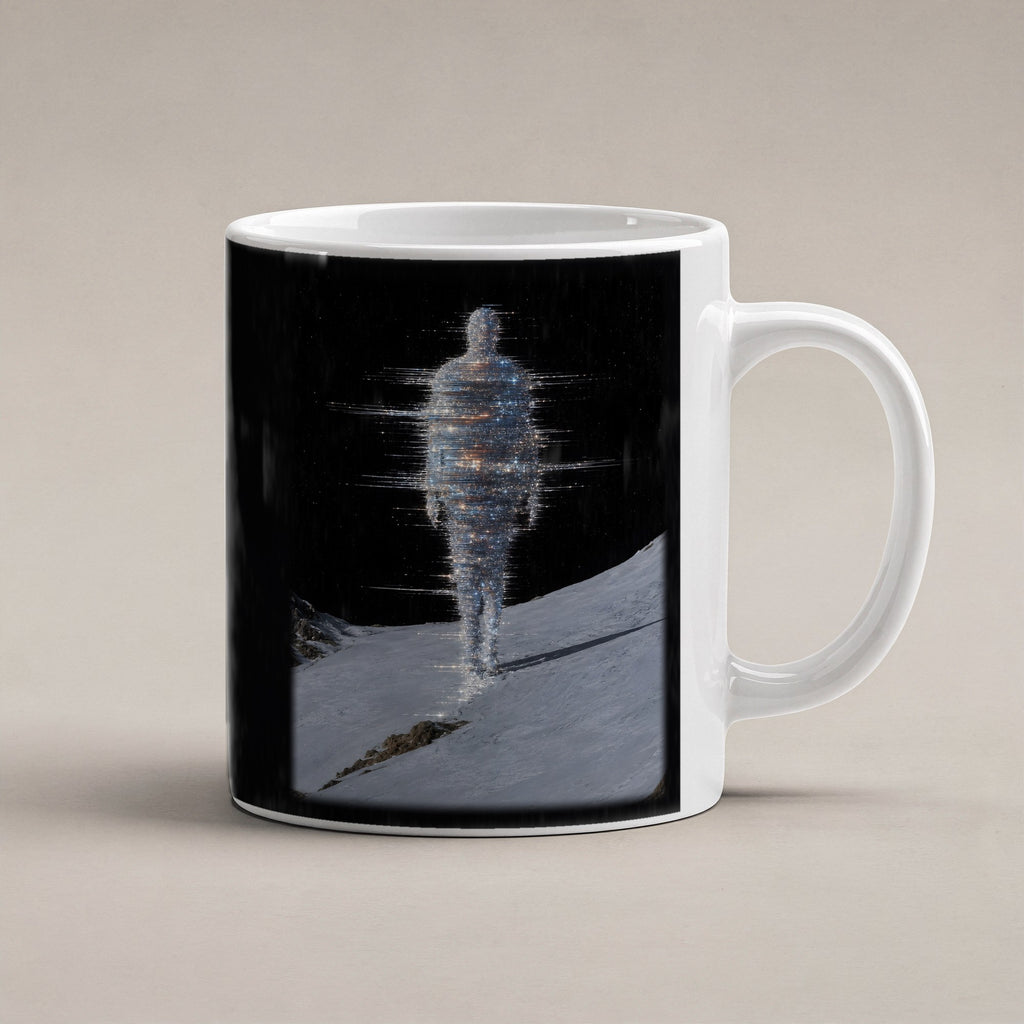 Frostgeist – weiße Tasse, freigestellt