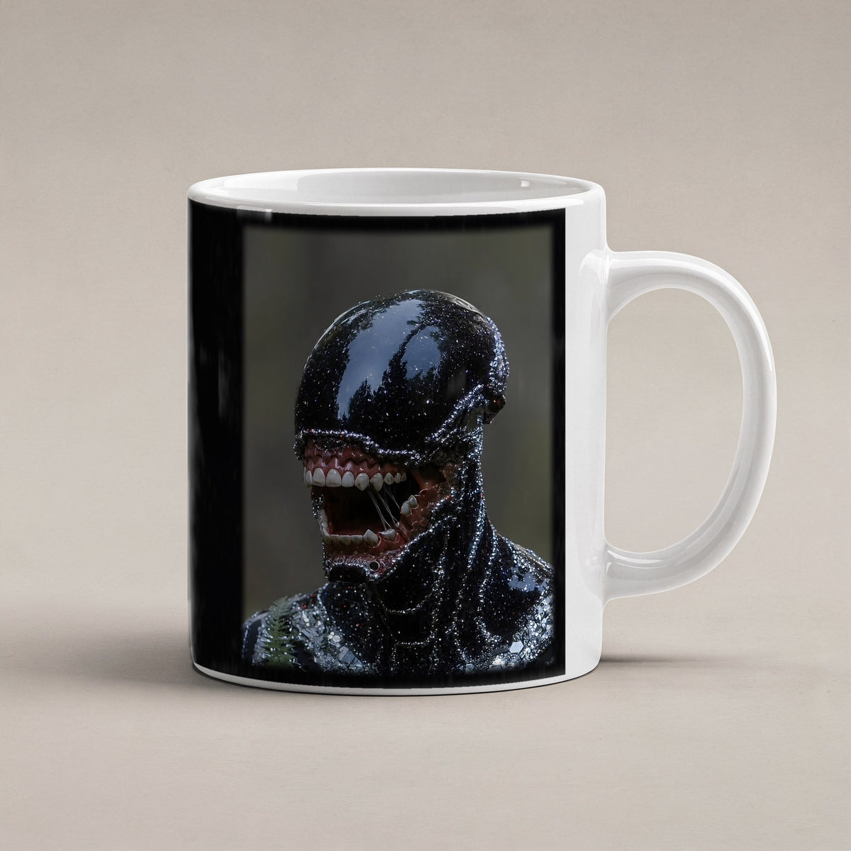Der Schattenwandler – weiße Tasse, freigestellt