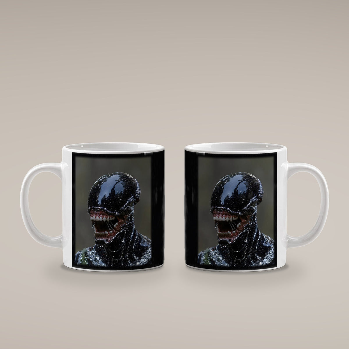 Der Schattenwandler – weiße Tasse, beide Seiten bedruckt