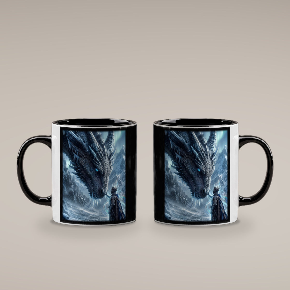 Der Frostpakt – Tasse innen schwarz, beide Seiten bedruckt