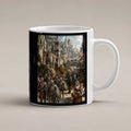 Die Goldene Stadt – weiße Tasse, freigestellt
