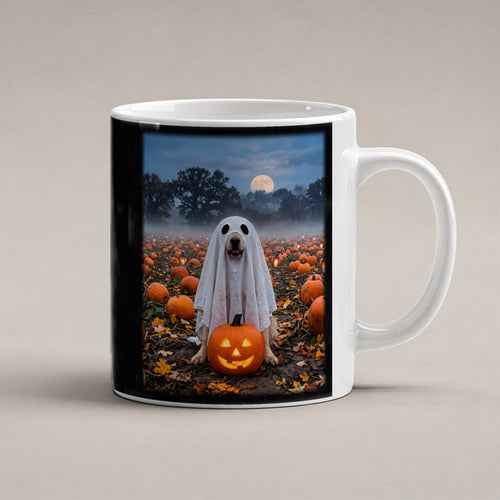 Der Geisterhund – weiße Tasse, freigestellt