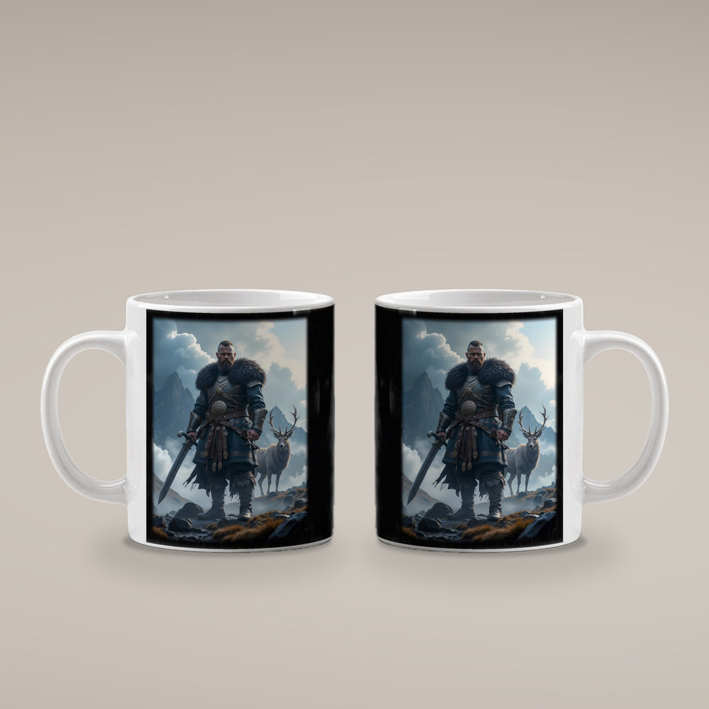 Der Hochlandwächter – weiße Tasse, beide Seiten bedruckt