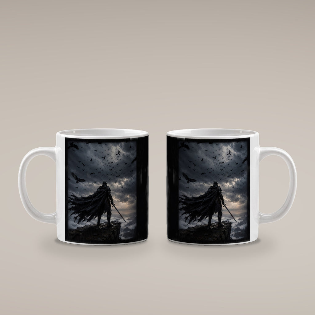 Herr der Raben – weiße Tasse, beide Seiten bedruckt