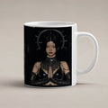 Die Kristallkönigin – weiße Tasse, freigestellt