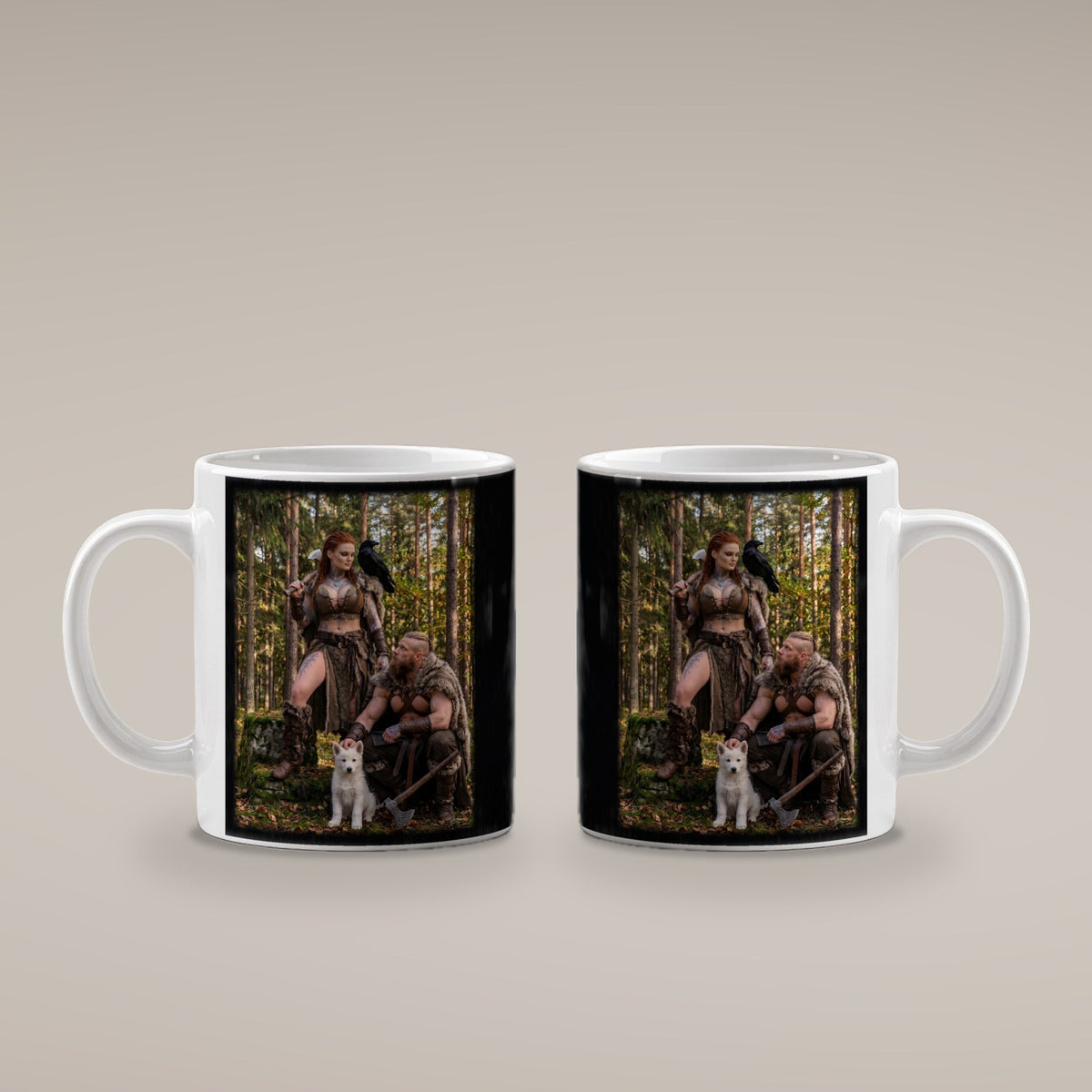 Der kleine Wolf – weiße Tasse, beide Seiten bedruckt