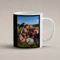 Mittsommer – weiße Tasse, freigestellt