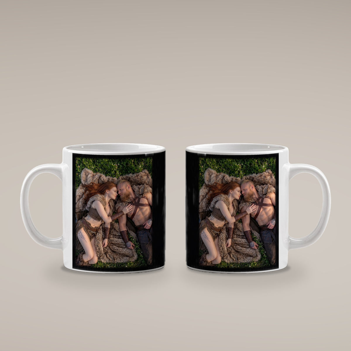 Nur wir zwei – weiße Tasse, beide Seiten bedruckt