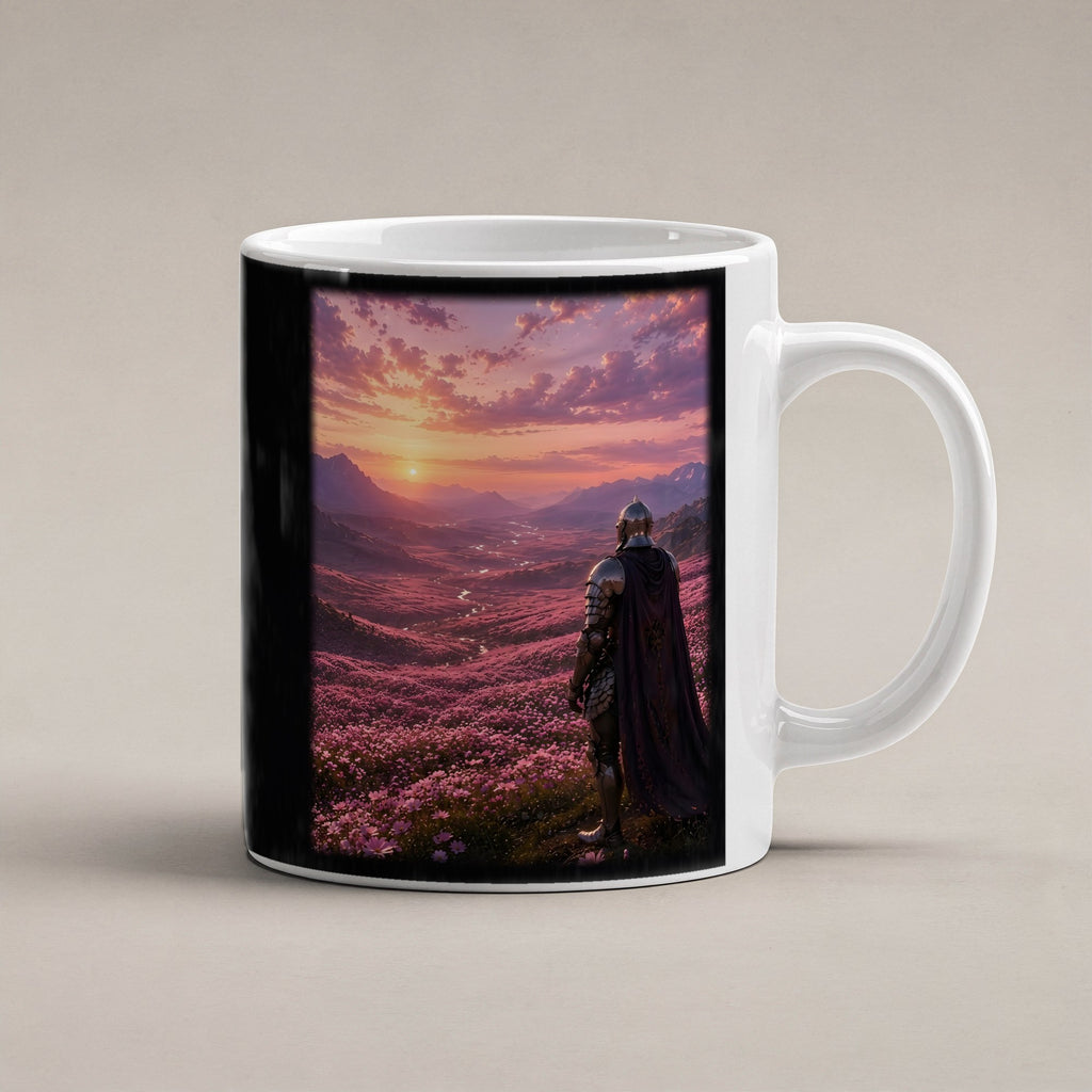 Das Purpurtal – weiße Tasse, freigestellt