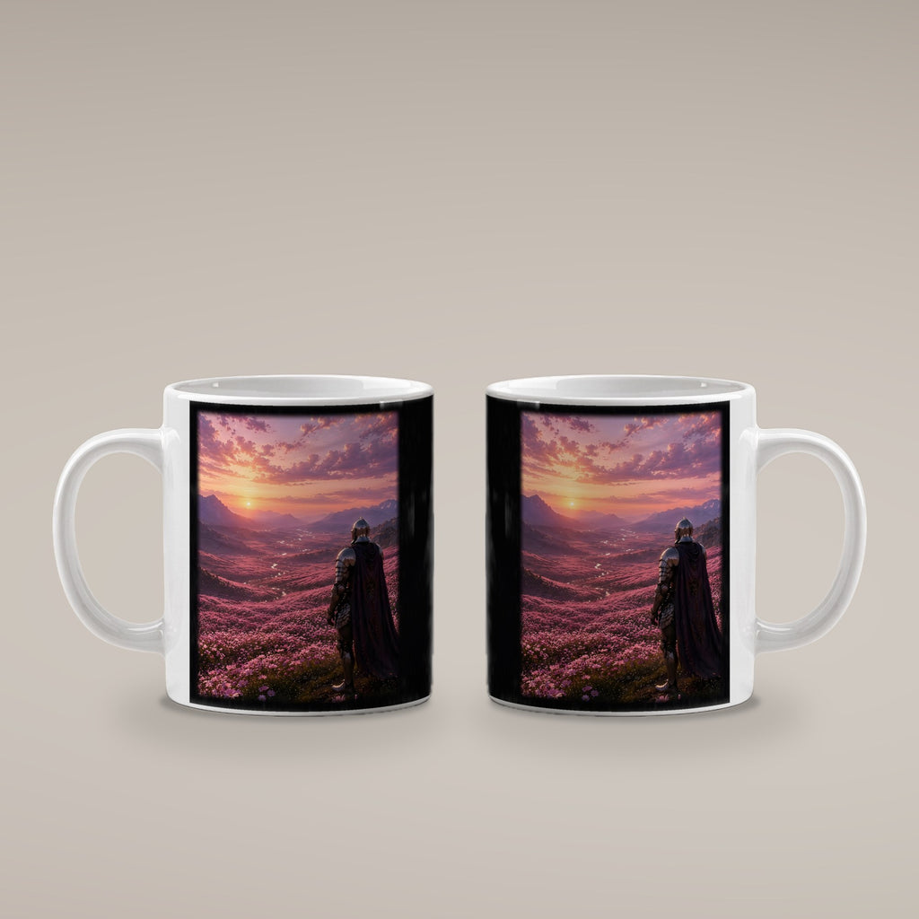 Das Purpurtal – weiße Tasse, beide Seiten bedruckt