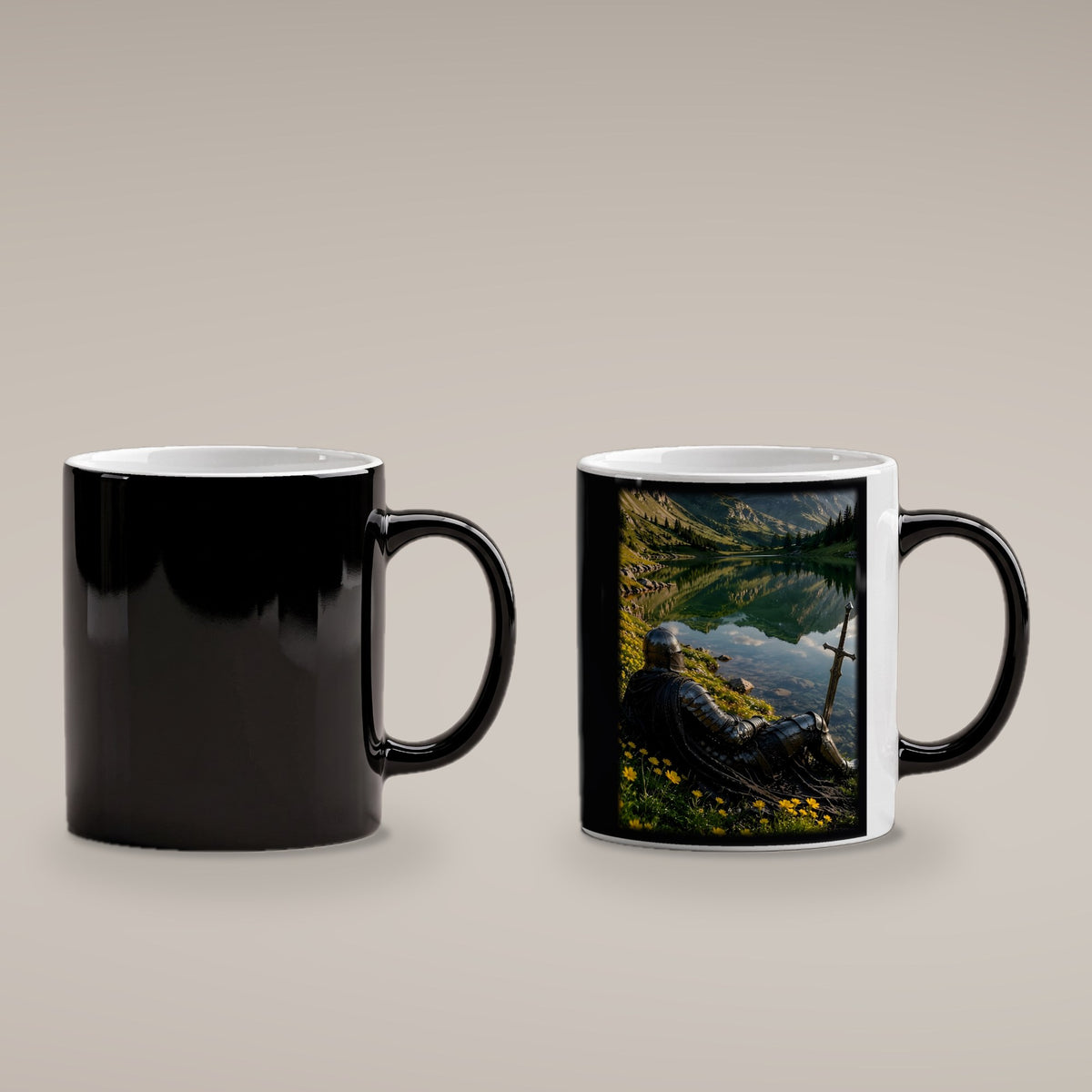Ruhe am Bergsee – Black Edition kalt und heiß im Vergleich