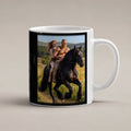 Sommerritt – weiße Tasse, freigestellt