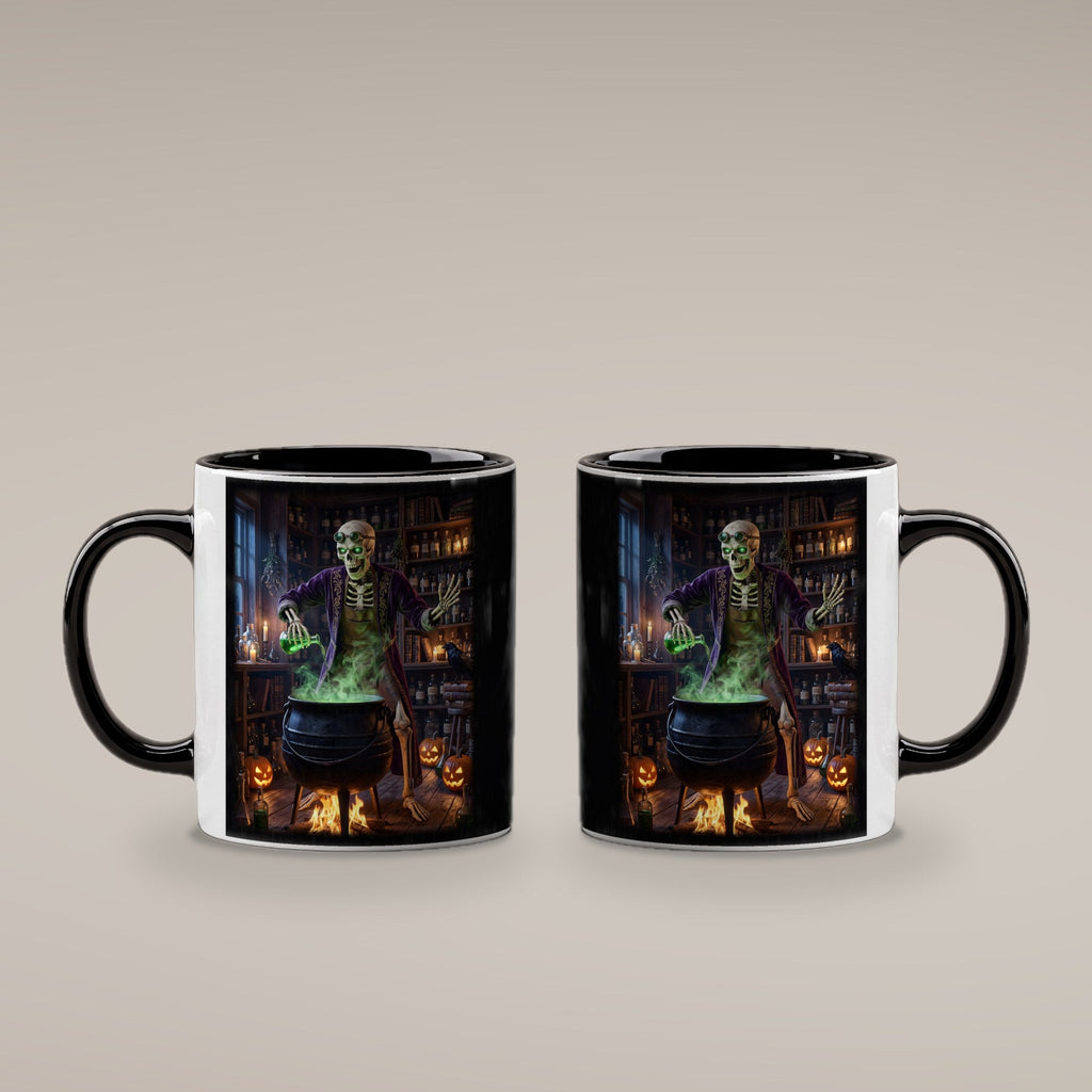Der Alchemist – Tasse innen schwarz, beide Seiten bedruckt
