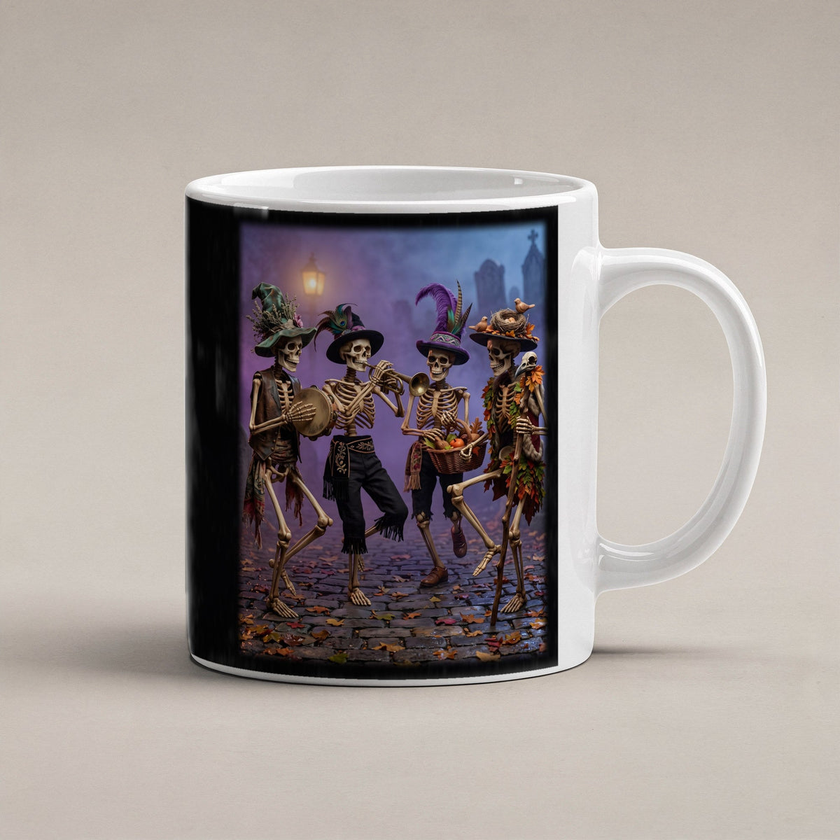 Die Knochenkapelle – weiße Tasse, freigestellt