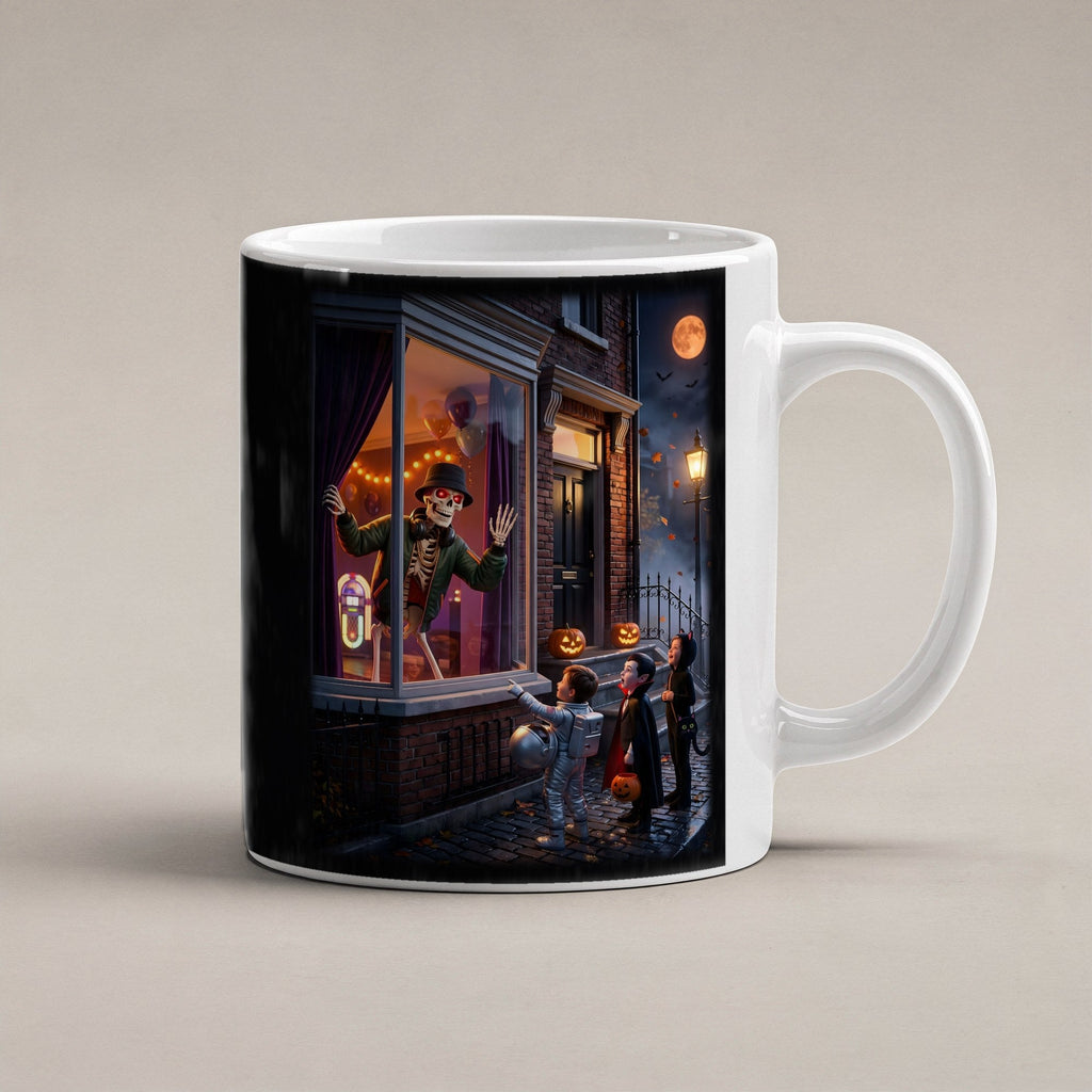 Süßes oder Saures – weiße Tasse, freigestellt