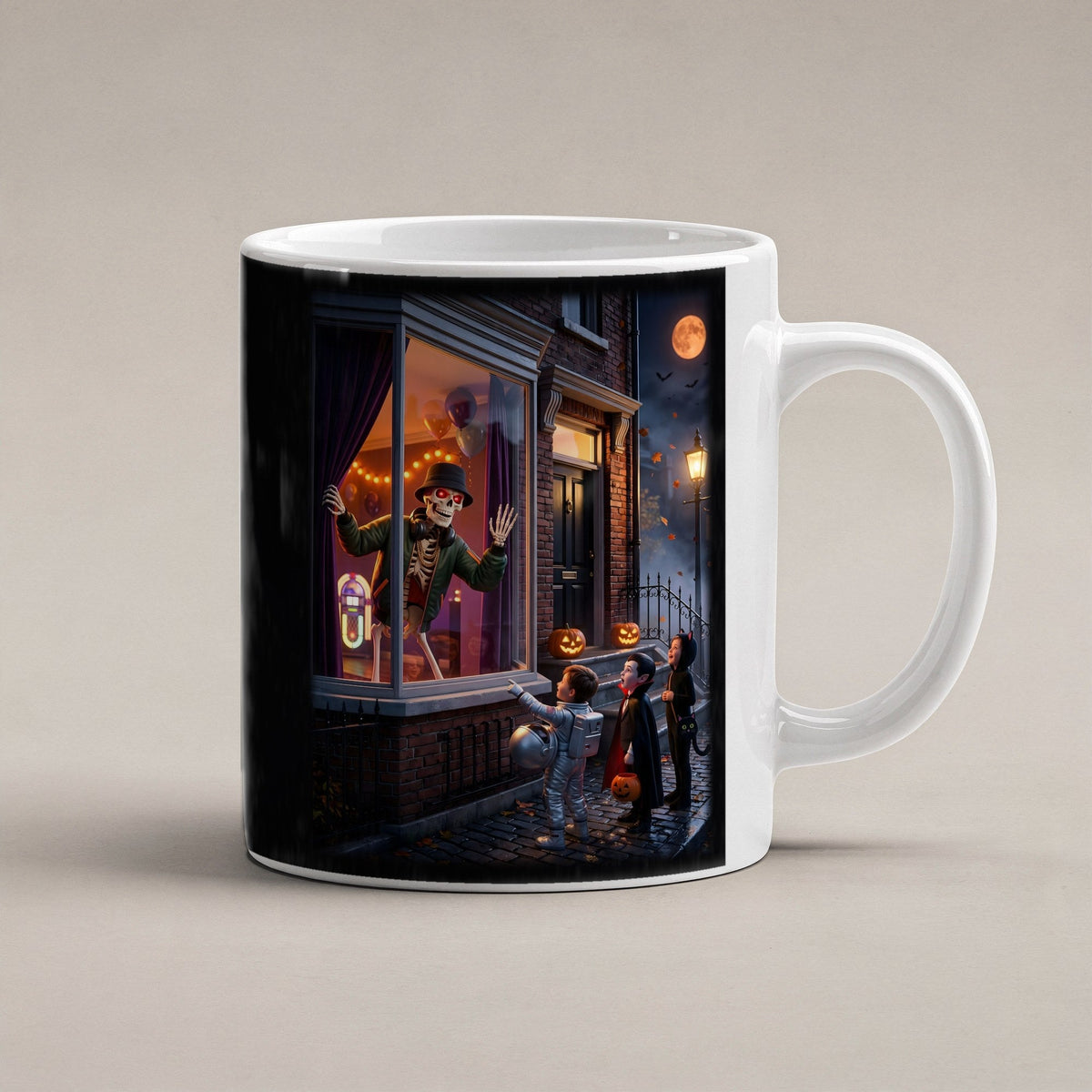 Süßes oder Saures – weiße Tasse, freigestellt
