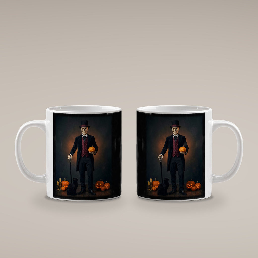 Der Gentleman – weiße Tasse, beide Seiten bedruckt