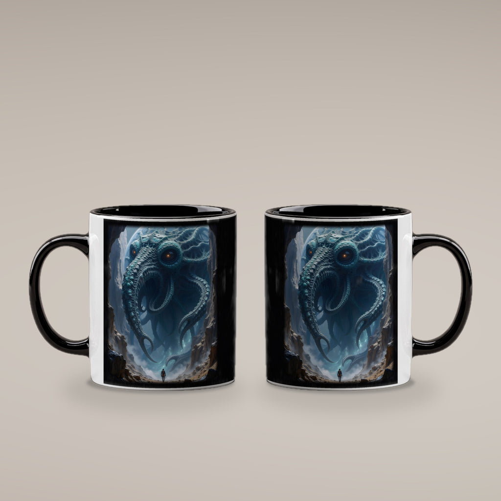 Der Splitterleviathan – Tasse innen schwarz, beide Seiten bedruckt