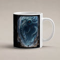 Der Splitterleviathan – weiße Tasse, freigestellt