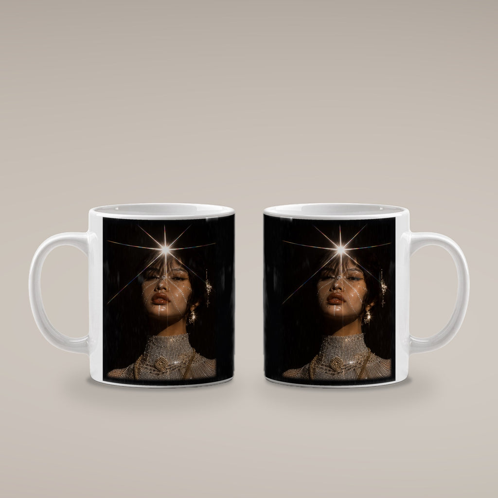 Sternennova – weiße Tasse, beide Seiten bedruckt