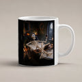 Das Schaumbad – weiße Tasse, freigestellt