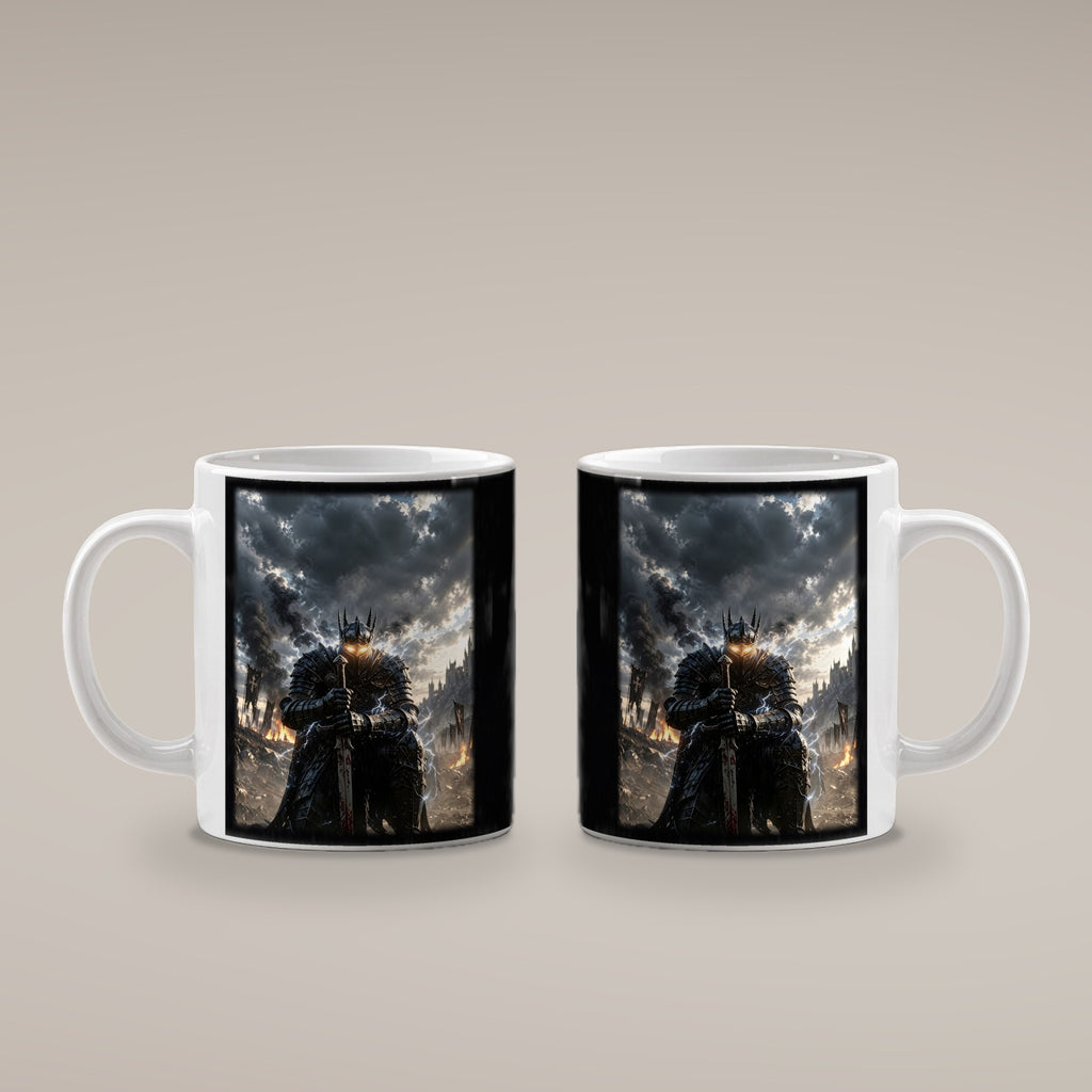 Der Sturmwächter – weiße Tasse, beide Seiten bedruckt