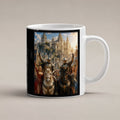 Der Tag des Sieges – weiße Tasse, freigestellt