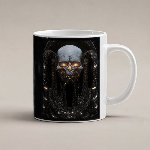 Der Totenfürst – weiße Tasse, freigestellt